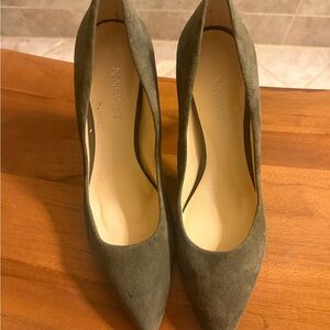Nine West Women's Olive Suede Heels